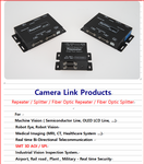 Fiber Optic Camera Link Interface (Repeater, Splitter) for 3D AOI , SPI  